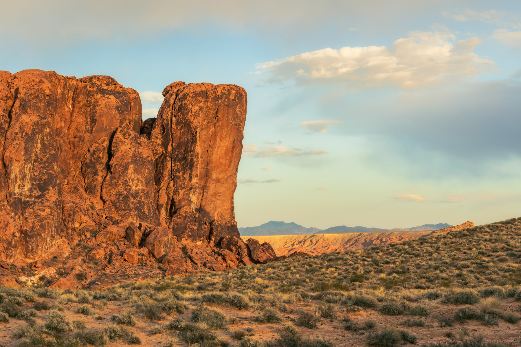 Monolithic formation at Valley of Fire State Park in Southern Nevada